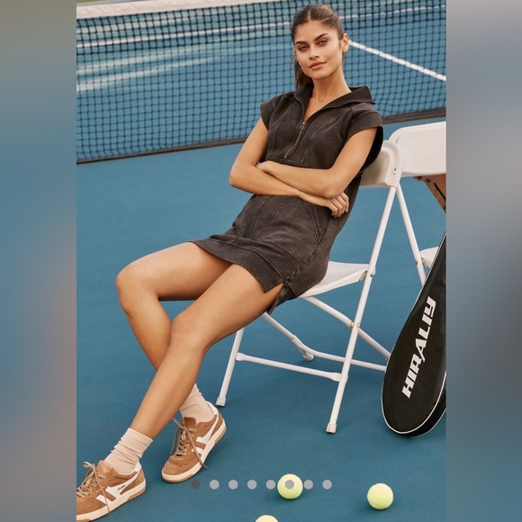 Daily Practice by Anthropologie Meru Zip-Front Mini Dress, size small - Picture 3 of 8